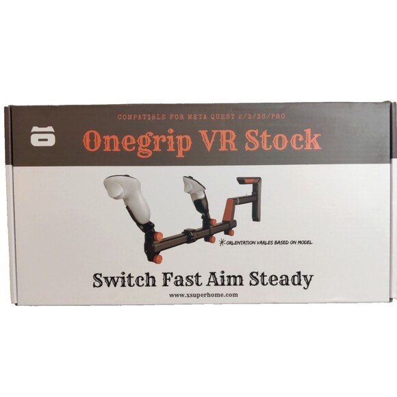 VR Gaming Gunstock  Pump-Action 360° Rotatable Grips Left-Hand Friendly NEW - Picture 1 of 16